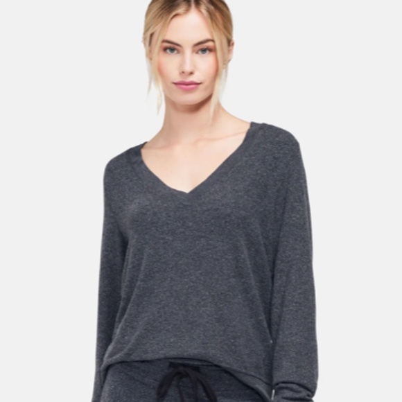 Wildfox Baggy Beach Jumper Deep V in Navy - Picture 1 of 7